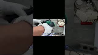 バイク　旧車レストア中　エンジン磨き　#shorts