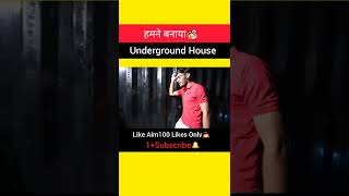 we made underground house|Die is Alive @MR. INDIAN HACKER @Crazy XYZ #shorts