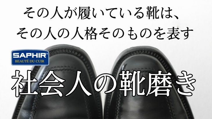 【語りたい】靴磨きをすると答えた50％の職業は〇〇!?【売れる営業マンは靴を磨く】