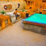 Build Modern Underground House With Billiards Tournament