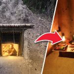 Building An Underground Tunnel Rainy Shelter | Warm Shelter | Survival Shelter