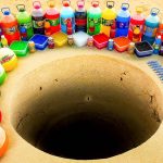 Giant Balloons of Coca Cola & Fanta, 7up, Mirinda, Mtn Dew, Orbeez Water Beads vs Mentos Underground