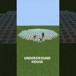 Minecraft Underground House ? #minecraft #shorts