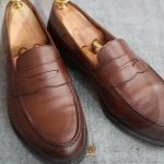 【靴磨き】ORIENTAL SHOEMAKER ALBERS (Burnish calf) Moderate shoe care