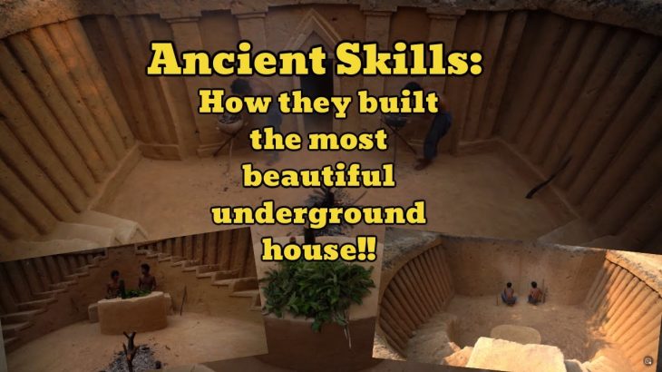 We Built the Most Beautiful Underground House!!
